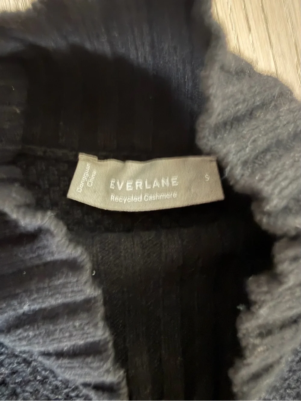 Everlane Black Turtleneck Sweater